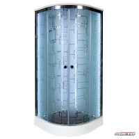 Душевая кабина Deto EM1580 с LED-подсветкой