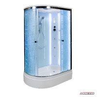 Душевая кабина Deto EM2712 R с LED-подсветкой и гидромассажем