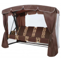 Садовые качели Оазис Люкс Plus шоколад