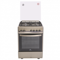 Газовая плита De Luxe 606040.24-000Г (КР) ЧР нерж. сталь