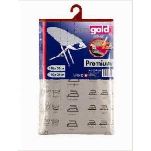 Чехол для гладильной доски Eurogold Premium metallic C34F3M