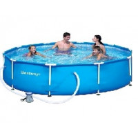 Бассейн Best Way 56260 каркасный, 366х100 см, с фильтром и насосом