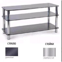 Стойка для TV MD 507 PLAZMA сереб/дымч