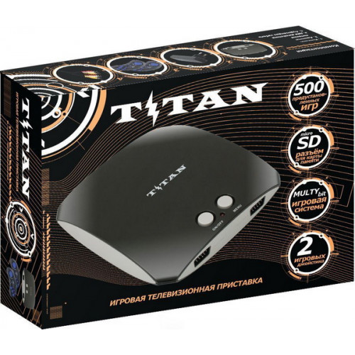 Sega Magistr Titan 3 черный 500 встроенных игр