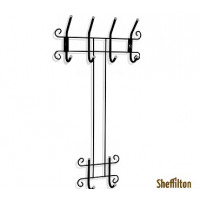 Вешалка Sheffilton Грация 780 черный/серый